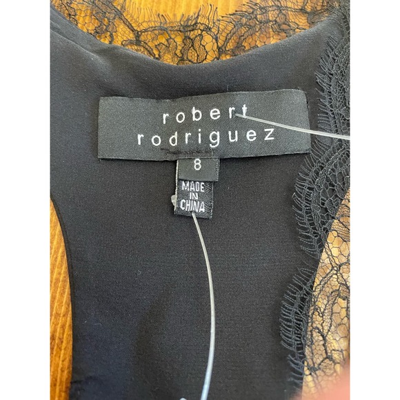 Robert Rodriguez NWOT designer sequin‎ and silk rose gold dress size 8 - Picture 2 of 10